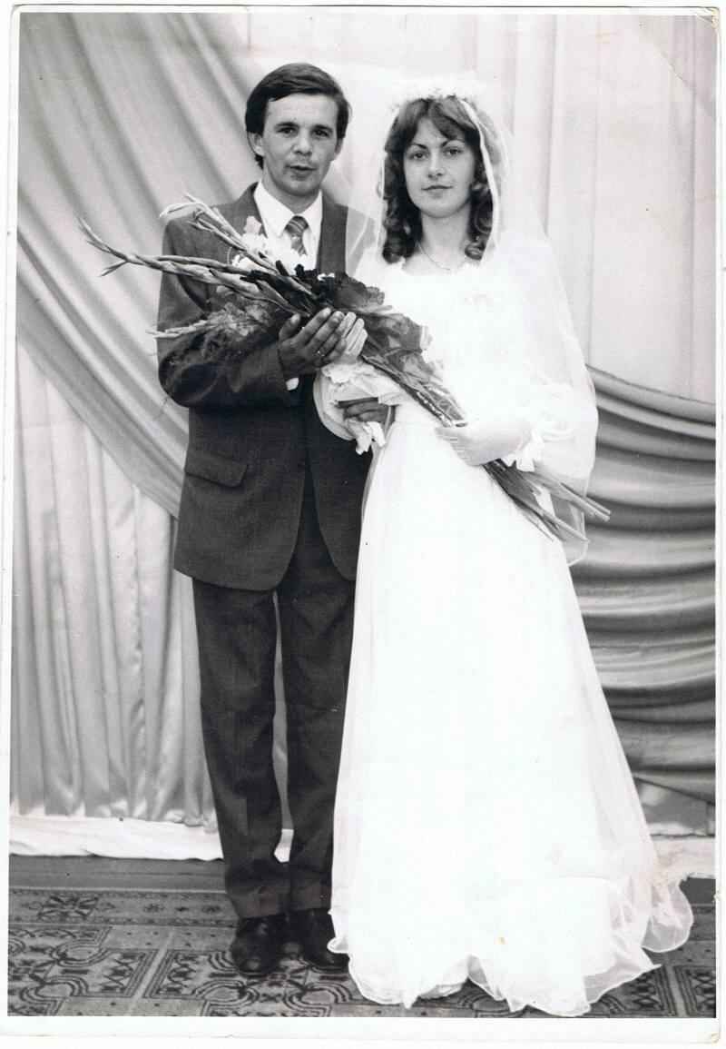черно-белое фото свадьба